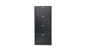 Hardin 1fachgut Ravon Schuhschrank mit 4 Türen, ca. 63 x 24 x 150 cm – Schwarz