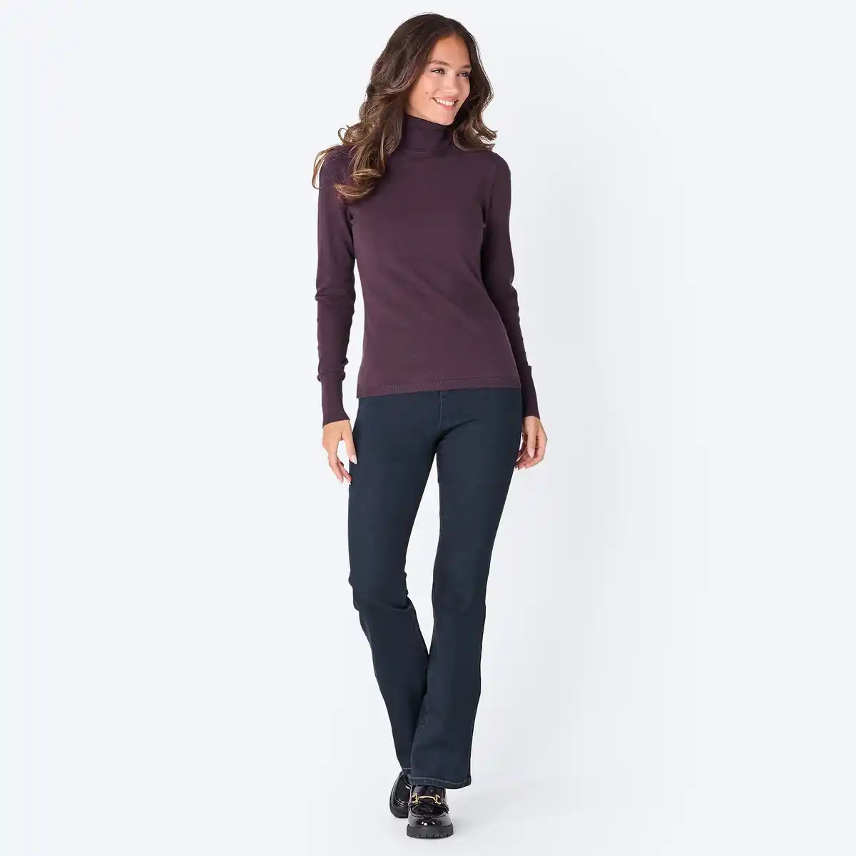 Bild 1 von Damen-Bootcut-Jeans mit elastischem Bund, NKD-DUBLIN