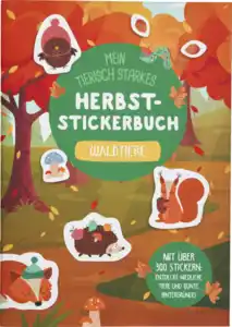 IDEENWELT Stickerbuch Waldtiere
