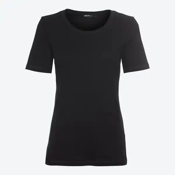 Bild 3 von Damen-T-Shirt aus reiner Baumwolle