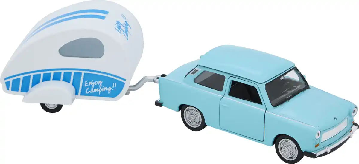 Bild 1 von IDEENWELT Autoset Trabant mit Caravan