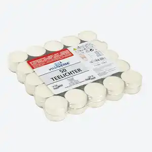 Villa Verde Teelichter, 50er Pack