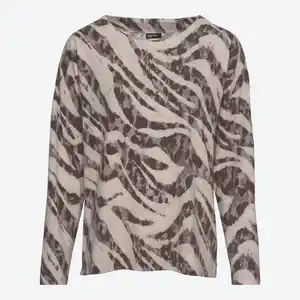 Damen-Pullover mit Animal-Print