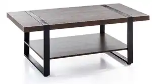 Prestige Home Living Indoor Couchtisch, ca. 120 x 60 x 45 cm - Braun