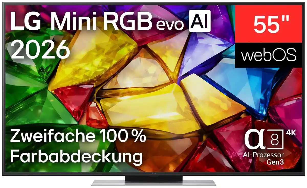 Bild 1 von 55MRGB87B9B 139 cm (55") Mini RGB evo AI TV
