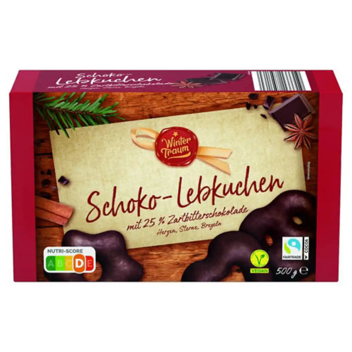 Bild 1 von WINTERTRAUM Schoko-Lebkuchen 500 g, Zartbitter