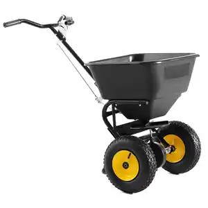 Hardin 1fachgut Streuwagen, ca. 30 L Kapazität, ca. L 94 x W 58 x H 82 cm - Schwarz