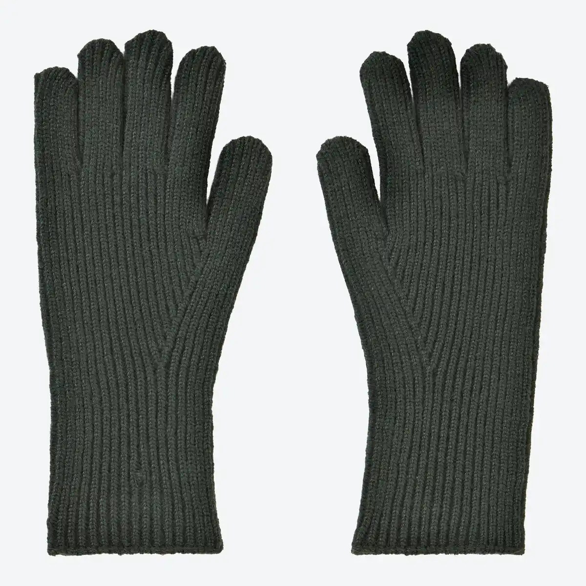 Bild 1 von Damen-Strickhandschuhe mit gerippter Struktur