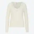 Bild 2 von Damen-Pullover mit V-Ausschnitt und Ziersteinen