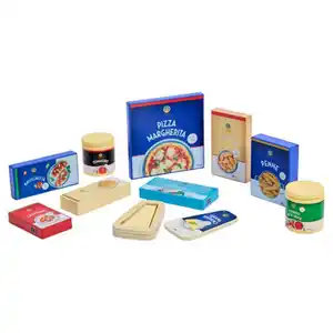 TOYLINO Holz-Lebensmittel- oder Haushalts-Set, Cucina