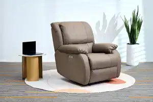 Happy Home Elektrischer Massagesessel mit Beinanhebung & verstellbare Rückenlehne - Braun