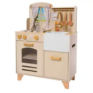 TOYLINO Landhausküche Holz, Beige