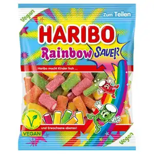 HARIBO Fruchtgummi 160 g, Regenbogen sauer