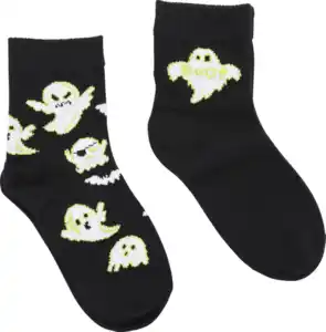 IDEENWELT Kinder-Socken Glow in the Dark 2er-Set Gr. 35/38