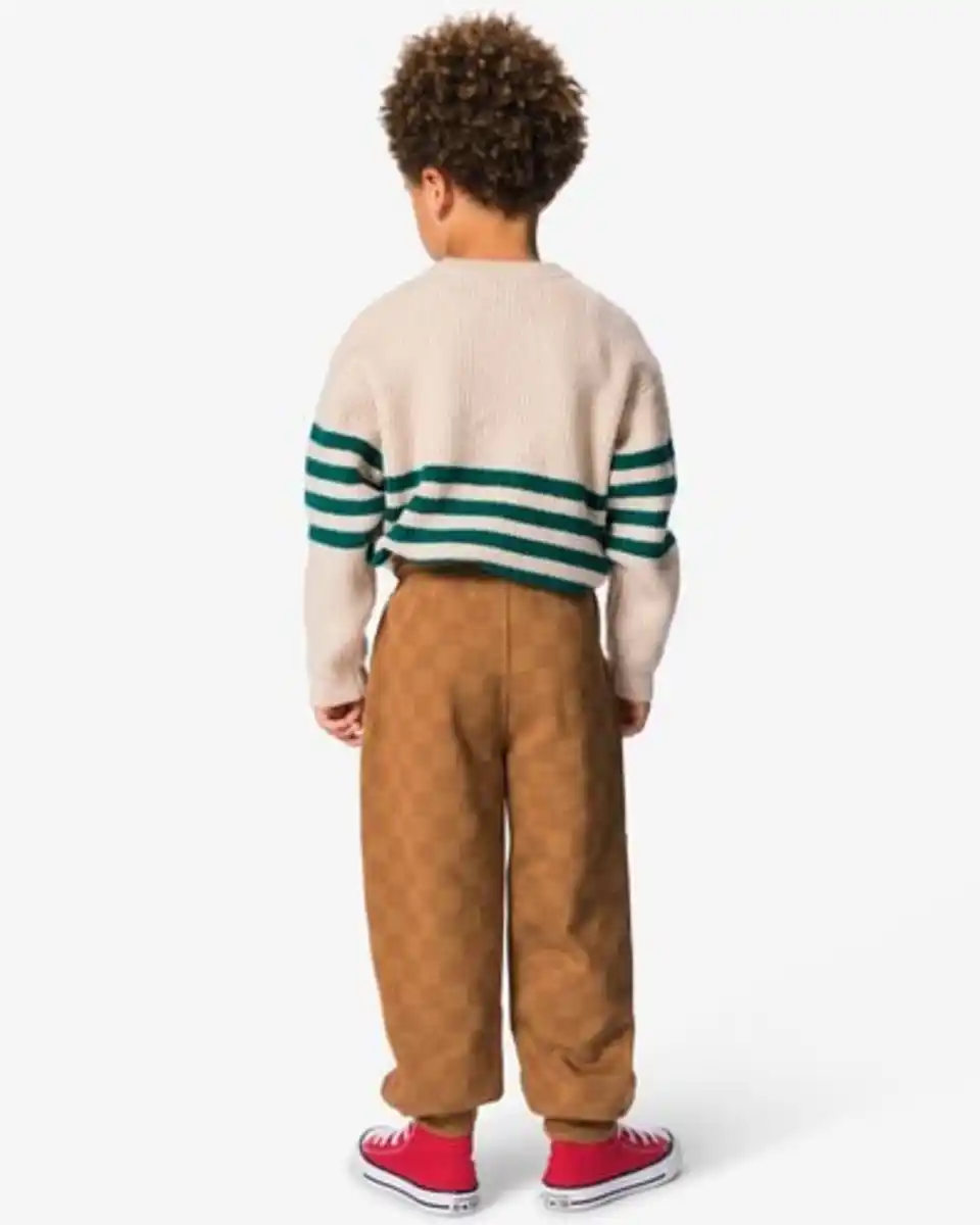 Bild 4 von Kinderhose, Regular Fit, kariert mittelbraun
