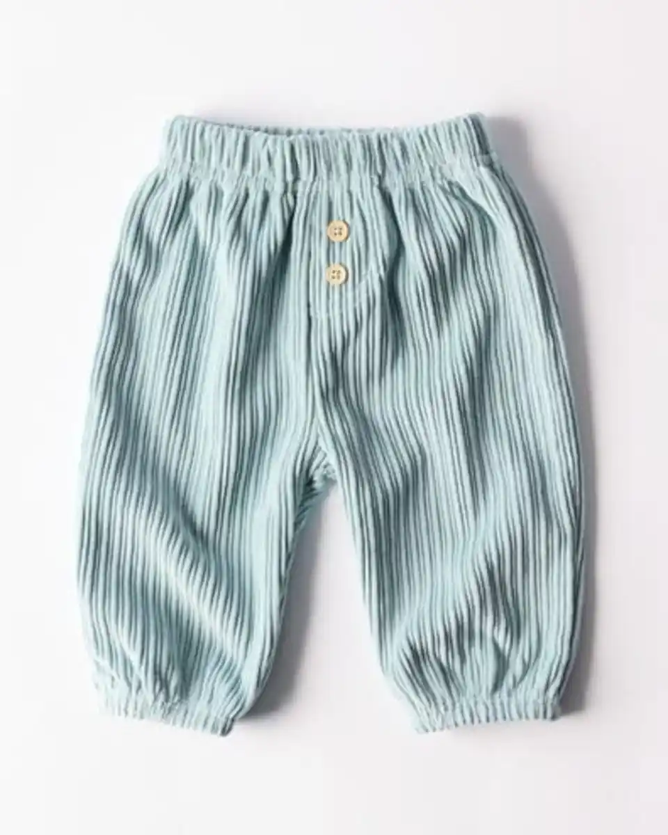 Bild 1 von Newborn-Hose, Comfy Fit, gerippt blau
