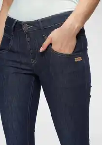 GANG Skinny-fit-Jeans 94MEDINA mit stylischer halb offener Knopfleiste