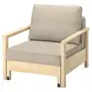Bild 1 von TORNSBORG Bettsessel, Naggen beige/Kiefer
