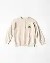 Bild 2 von Kinderpullover aus Sweatstoff, abstrakt sandfarben