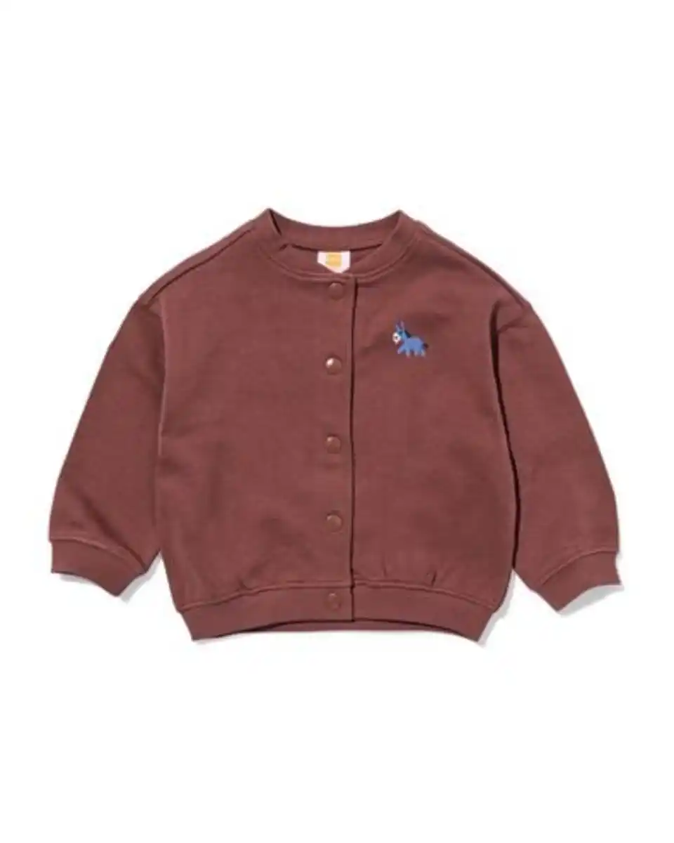 Bild 1 von Baby-Strickjacke aus Sweatstoff braun