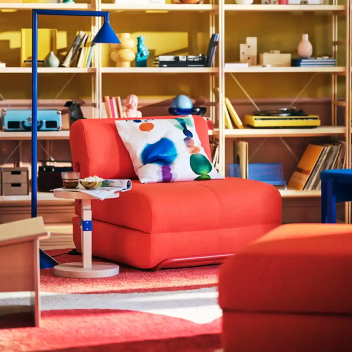 Bild 2 von IKEA PS 2026 Bettsessel, Skiftebo leuchtend orange