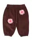 Bild 1 von Babyhose, Wide Fit, Kord, Blumen dunkelbraun