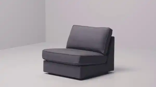 Bild 2 von KIVIK 1er-Bettsofa, Kelinge grautürkis
