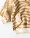 Bild 3 von Miffy-Newborn-Pullover aus Sweatstoff, gestreift ecru