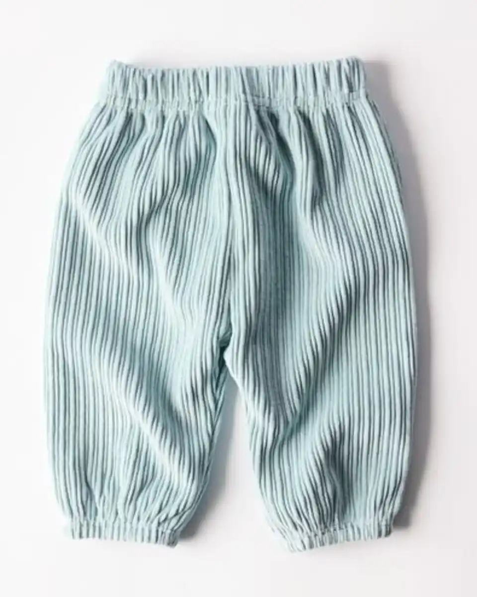 Bild 2 von Newborn-Hose, Comfy Fit, gerippt blau