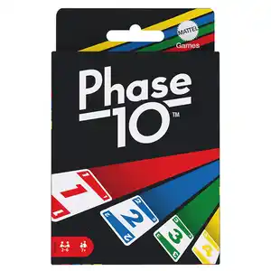 Mattel Games Phase 10, Kartenspiel, Gesellschaftsspiel, Familienspiel, Kinderspiel, 1 Stk