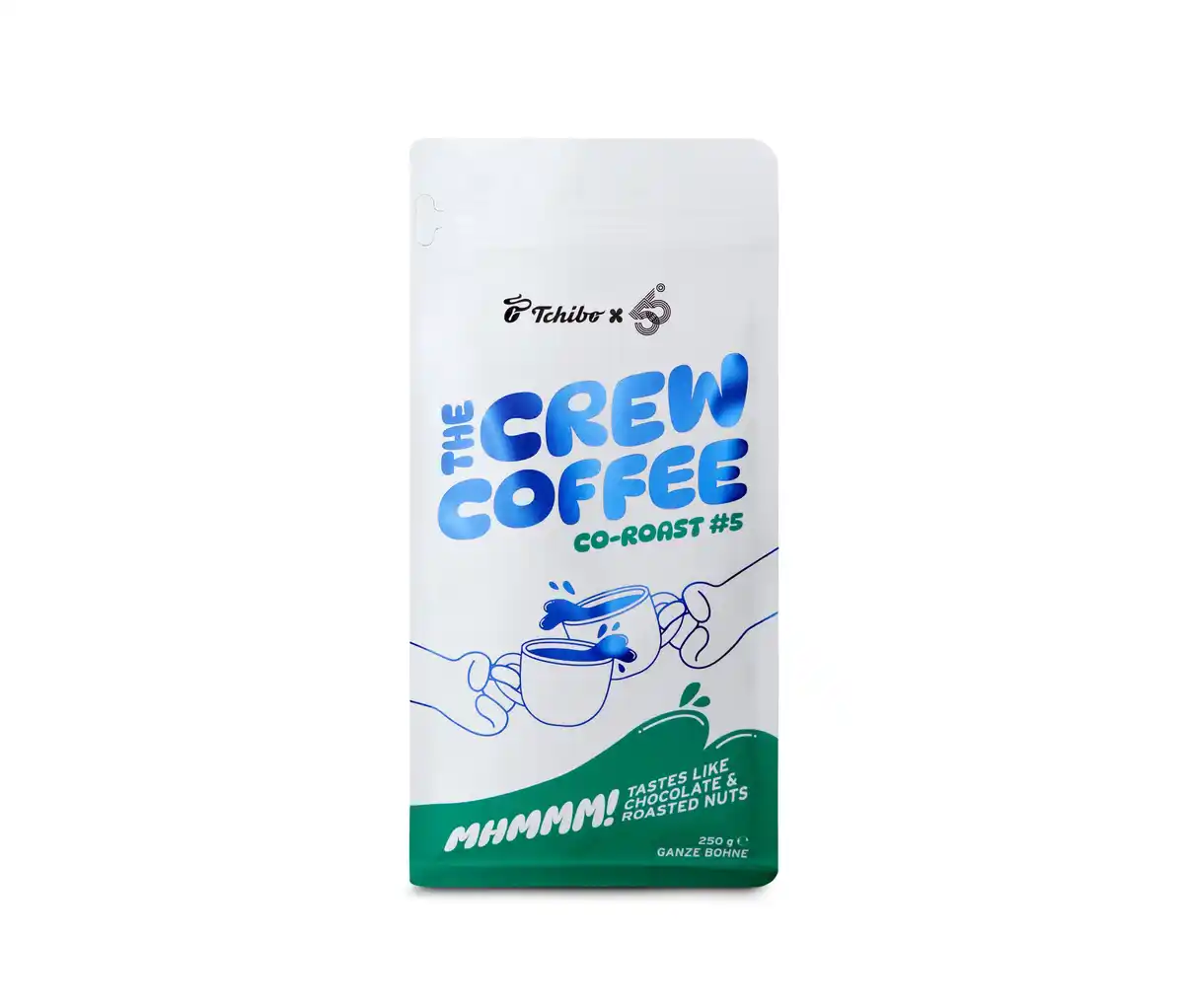 Bild 1 von 55 Degrees x roasted. - The Crew Coffee Co-Roast #5 Espresso - 250 g Ganze Bohne