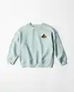 Bild 2 von Kinderpullover aus Sweatstoff, Sonne hellblau