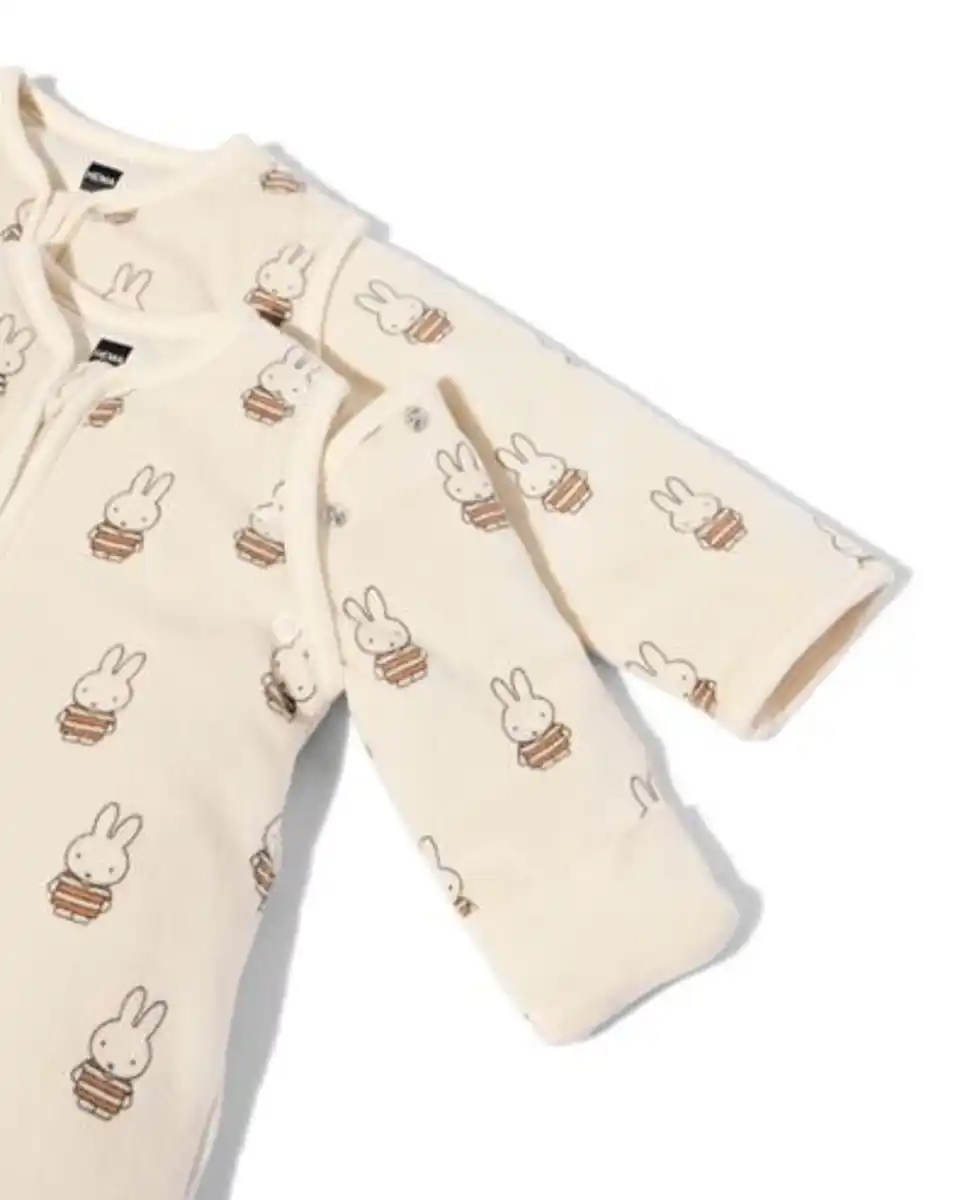 Bild 4 von Miffy-Babyschlafsack mit abnehmbaren Ärmeln, Velours, 3 TOG beige