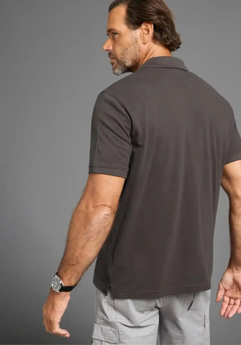 Bild 1 von Man's World Poloshirt Kurzarm, lockere Passform, unifarben
