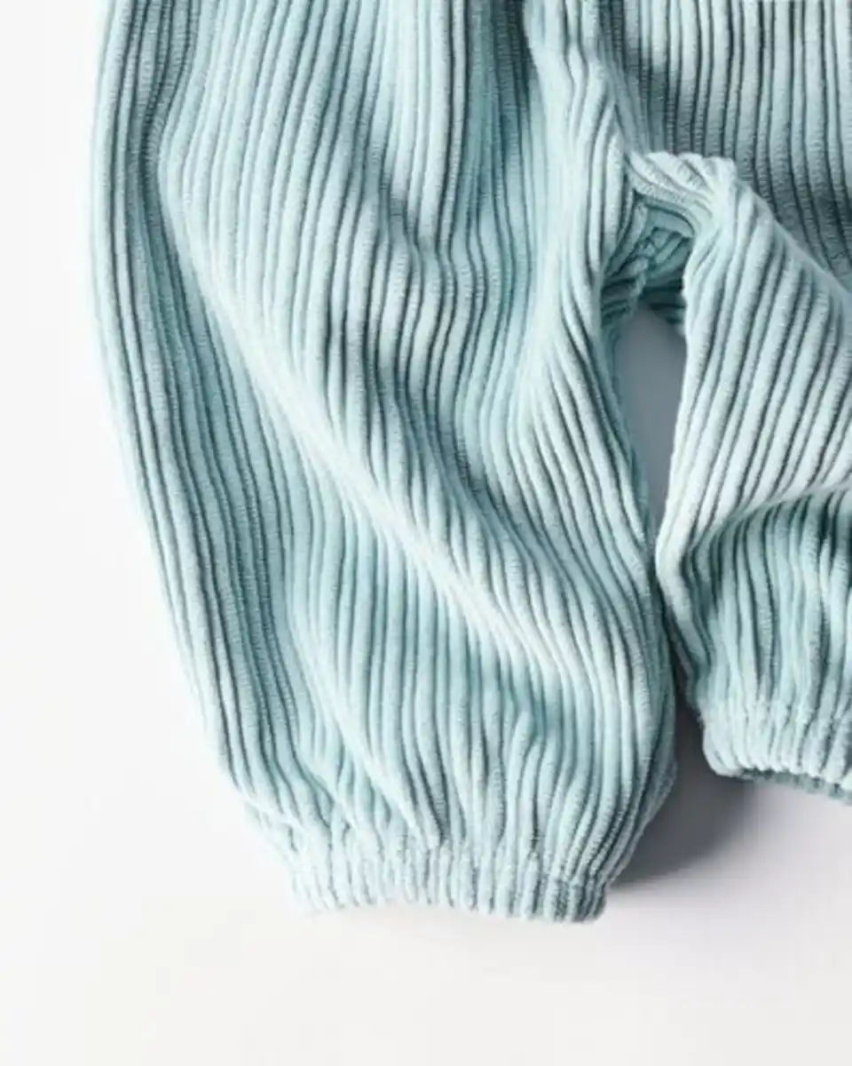 Bild 4 von Newborn-Hose, Comfy Fit, gerippt blau