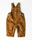 Bild 1 von Baby-Latzhose aus Cord, kariert braun
