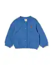 Bild 1 von Takkie Baby-Strickjacke aus Sweatstoff blau