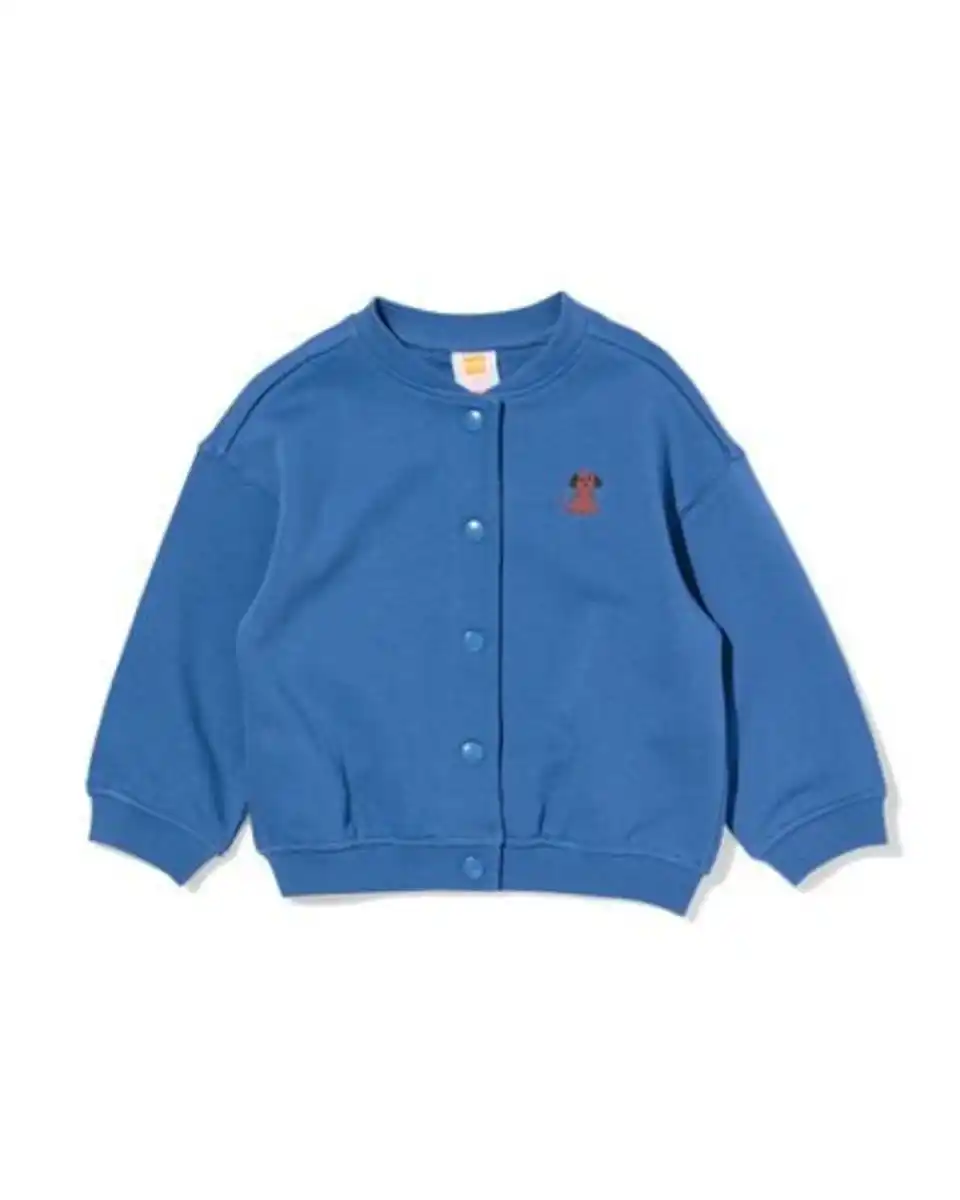 Bild 1 von Takkie Baby-Strickjacke aus Sweatstoff blau