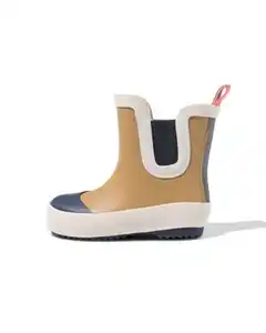 Baby-Regenstiefel, wasserdicht mit Farbkontrasten blau
