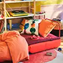 Bild 3 von IKEA PS 2026 Bettsessel, Skiftebo leuchtend orange