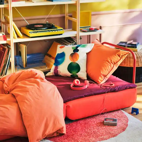 Bild 3 von IKEA PS 2026 Bettsessel, Skiftebo leuchtend orange