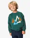 Bild 1 von Kinderpullover aus Sweatstoff, abstrakt grün