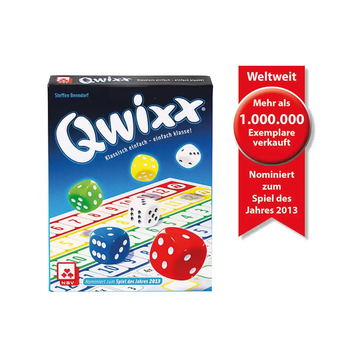Bild 1 von Nürnberger Spielkarten Verlag - Qwixx, 1 Stk