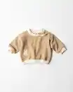 Bild 1 von Miffy-Newborn-Pullover aus Sweatstoff, gestreift ecru