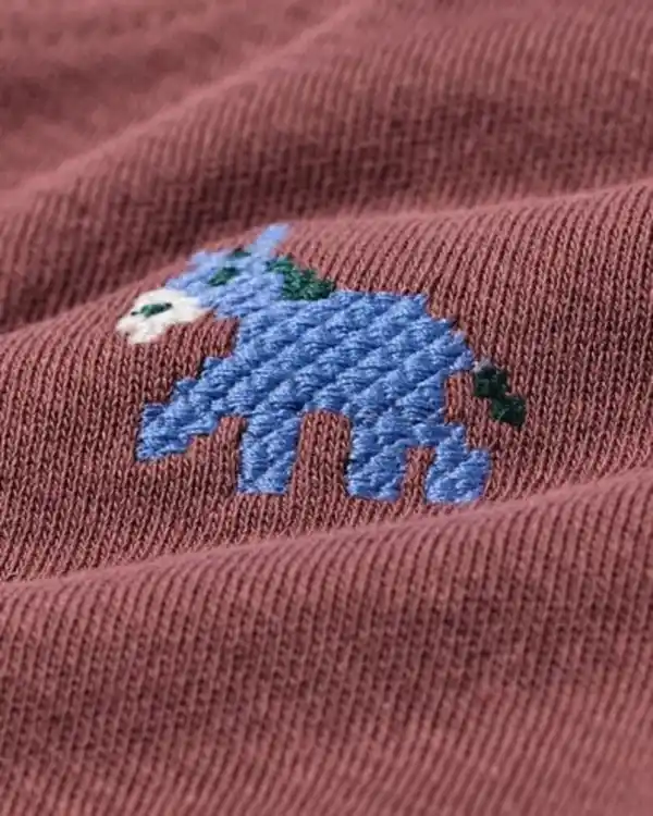 Bild 2 von Baby-Strickjacke aus Sweatstoff braun