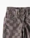 Bild 3 von Kinderhose, Regular Fit, Cord, kariert grau