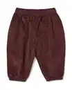 Bild 2 von Babyhose, Wide Fit, Kord, Blumen dunkelbraun
