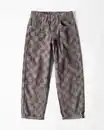 Bild 2 von Kinderhose, Regular Fit, Cord, kariert grau