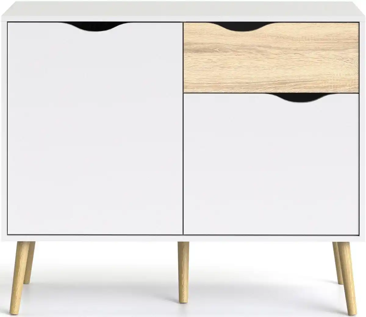 Bild 1 von Home affaire Sideboard Oslo Aufbewahrung, Schubladenschrank, Kommode mit 2 Türen, 1 Schublade, Breite 99 cm, Höhe 81 cm