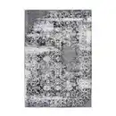 Bild 1 von Kayoom Flachwebeteppich Saphira 400 Grau, Grau, Textil, Vintage, rechteckig, 200x290 cm, pflegeleicht, Teppiche & Böden, Teppiche, Webteppiche